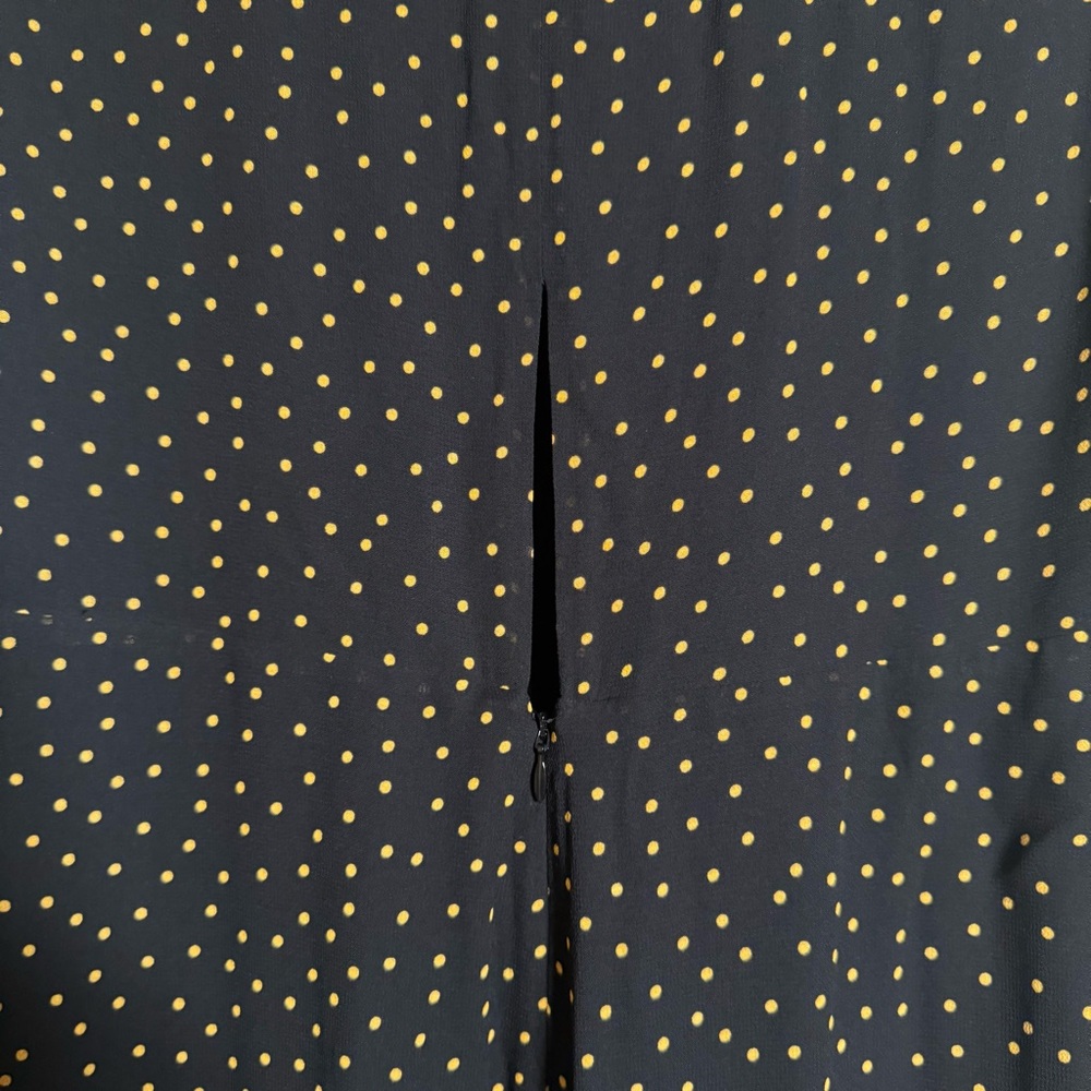REFORMATION Lady Monti Mini Black Dress Size 10 - Picture 12 of 16